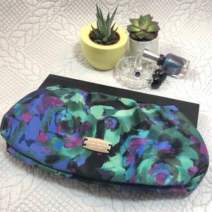 Nine West Floral Wood Frame Clutch